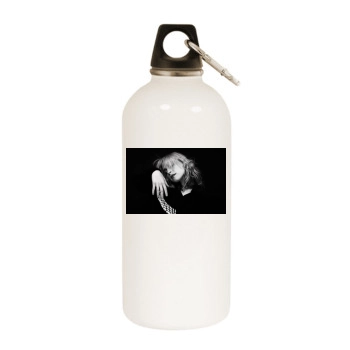 Hayley Williams White Water Bottle With Carabiner