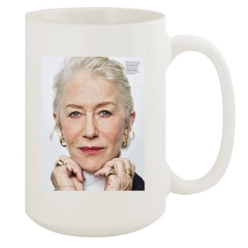 Helen Mirren 15oz White Mug