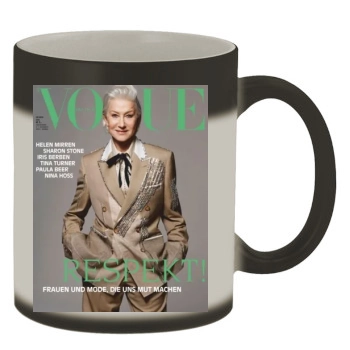 Helen Mirren Color Changing Mug