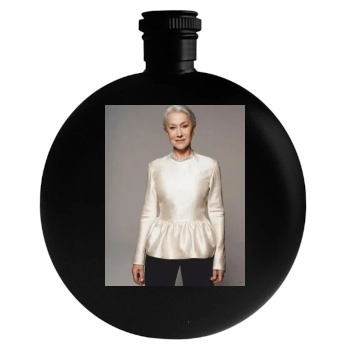 Helen Mirren Round Flask