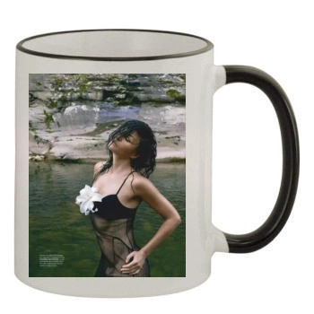 Helena Christensen 11oz Colored Rim & Handle Mug