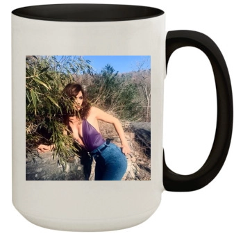 Helena Christensen 15oz Colored Inner & Handle Mug