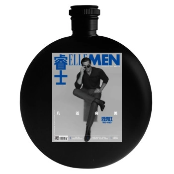 Henry Cavill Round Flask