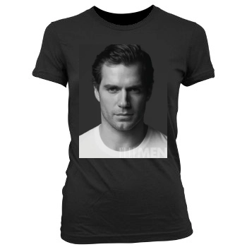 Henry Cavill Women's Junior Cut Crewneck T-Shirt