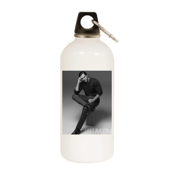 Henry Cavill White Water Bottle With Carabiner