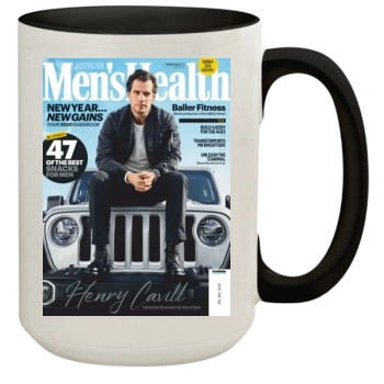 Henry Cavill 15oz Colored Inner & Handle Mug