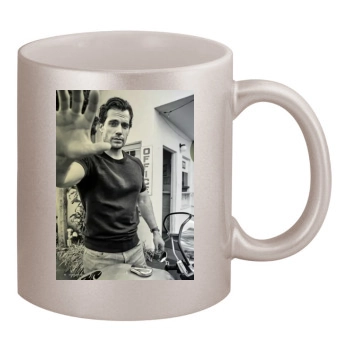 Henry Cavill 11oz Metallic Silver Mug