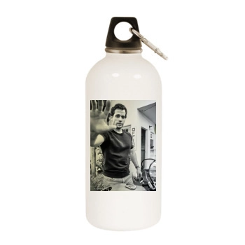 Henry Cavill White Water Bottle With Carabiner