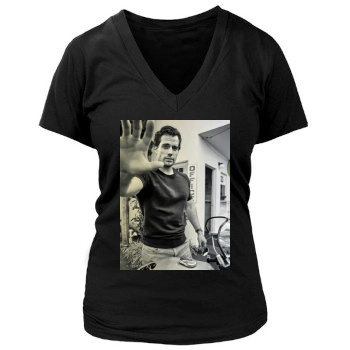 Henry Cavill Women's Deep V-Neck TShirt