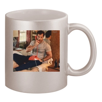 Henry Cavill 11oz Metallic Silver Mug