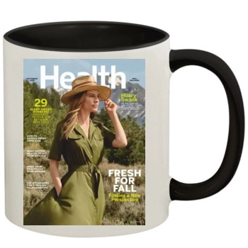 Hilary Swank 11oz Colored Inner & Handle Mug