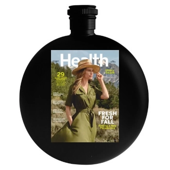 Hilary Swank Round Flask