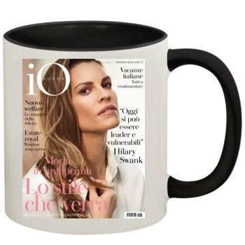 Hilary Swank 11oz Colored Inner & Handle Mug