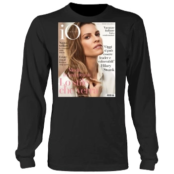 Hilary Swank Men's Heavy Long Sleeve TShirt