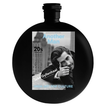 Jake Gyllenhaal Round Flask