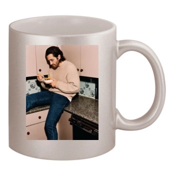 Jake Gyllenhaal 11oz Metallic Silver Mug