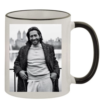 Jake Gyllenhaal 11oz Colored Rim & Handle Mug