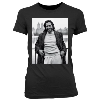 Jake Gyllenhaal Women's Junior Cut Crewneck T-Shirt