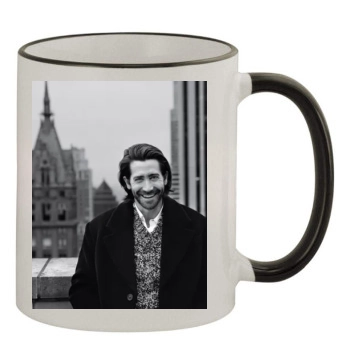 Jake Gyllenhaal 11oz Colored Rim & Handle Mug