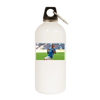 Alfredo Morelos White Water Bottle With Carabiner