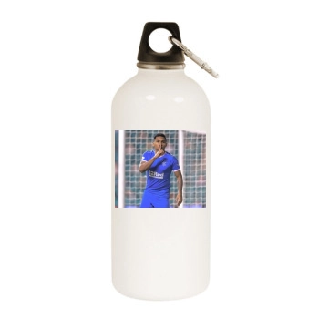 Alfredo Morelos White Water Bottle With Carabiner