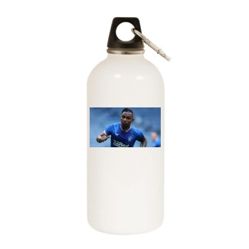 Alfredo Morelos White Water Bottle With Carabiner