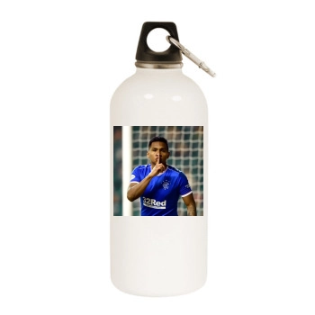 Alfredo Morelos White Water Bottle With Carabiner