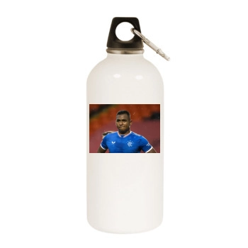 Alfredo Morelos White Water Bottle With Carabiner