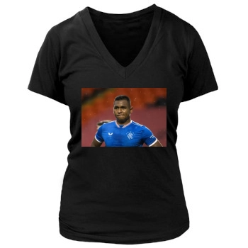 Alfredo Morelos Women's Deep V-Neck TShirt