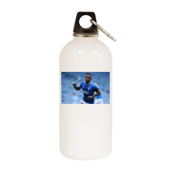 Alfredo Morelos White Water Bottle With Carabiner