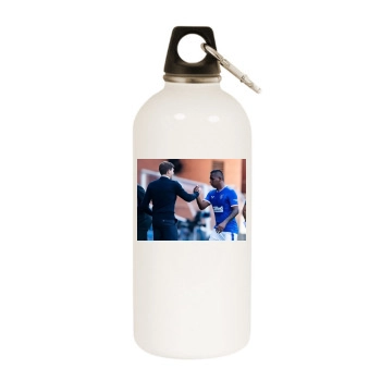 Alfredo Morelos White Water Bottle With Carabiner