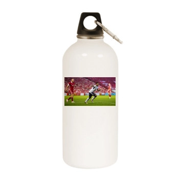 Alfredo Morelos White Water Bottle With Carabiner