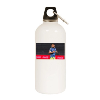 Alfredo Morelos White Water Bottle With Carabiner