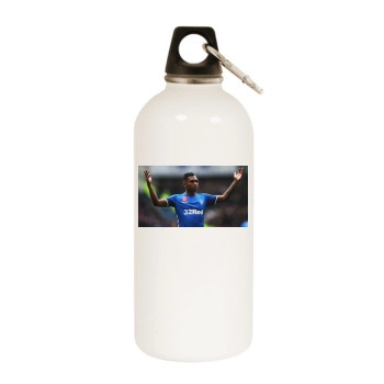 Alfredo Morelos White Water Bottle With Carabiner