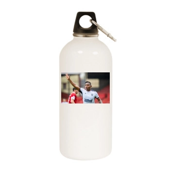 Alfredo Morelos White Water Bottle With Carabiner