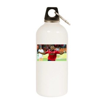 Alfredo Morelos White Water Bottle With Carabiner