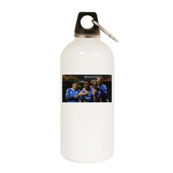 Alfredo Morelos White Water Bottle With Carabiner