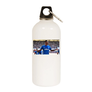 Alfredo Morelos White Water Bottle With Carabiner