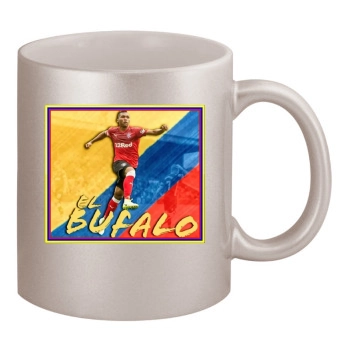 Alfredo Morelos 11oz Metallic Silver Mug