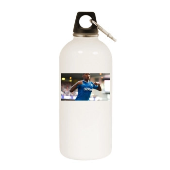 Alfredo Morelos White Water Bottle With Carabiner