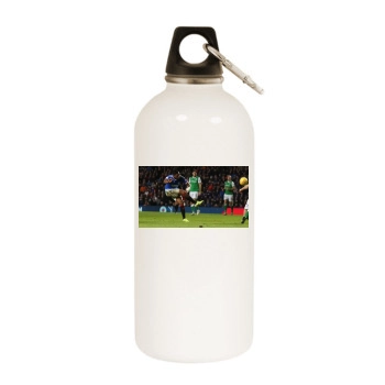 Alfredo Morelos White Water Bottle With Carabiner