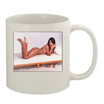 Aaliyah 11oz White Mug