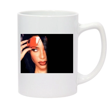 Aaliyah 14oz White Statesman Mug