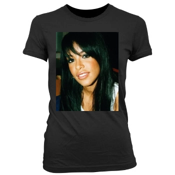 Aaliyah Women's Junior Cut Crewneck T-Shirt