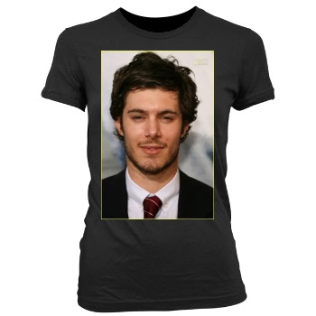 Adam Brody Women's Junior Cut Crewneck T-Shirt