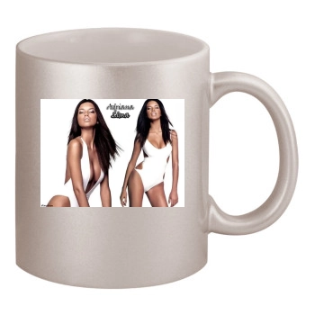 Adriana Lima 11oz Metallic Silver Mug