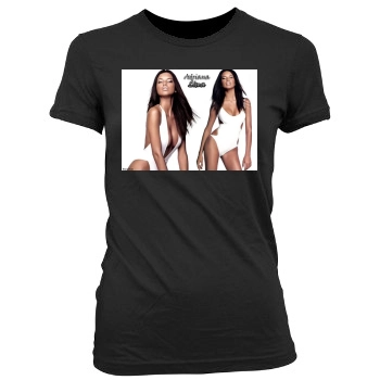 Adriana Lima Women's Junior Cut Crewneck T-Shirt