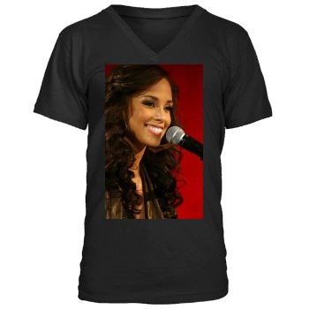 Alicia Keys Men's V-Neck T-Shirt