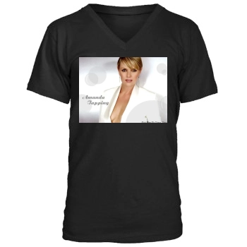 Amanda Tapping Men's V-Neck T-Shirt