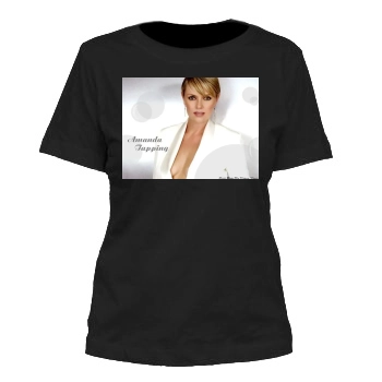 Amanda Tapping Women's Cut T-Shirt